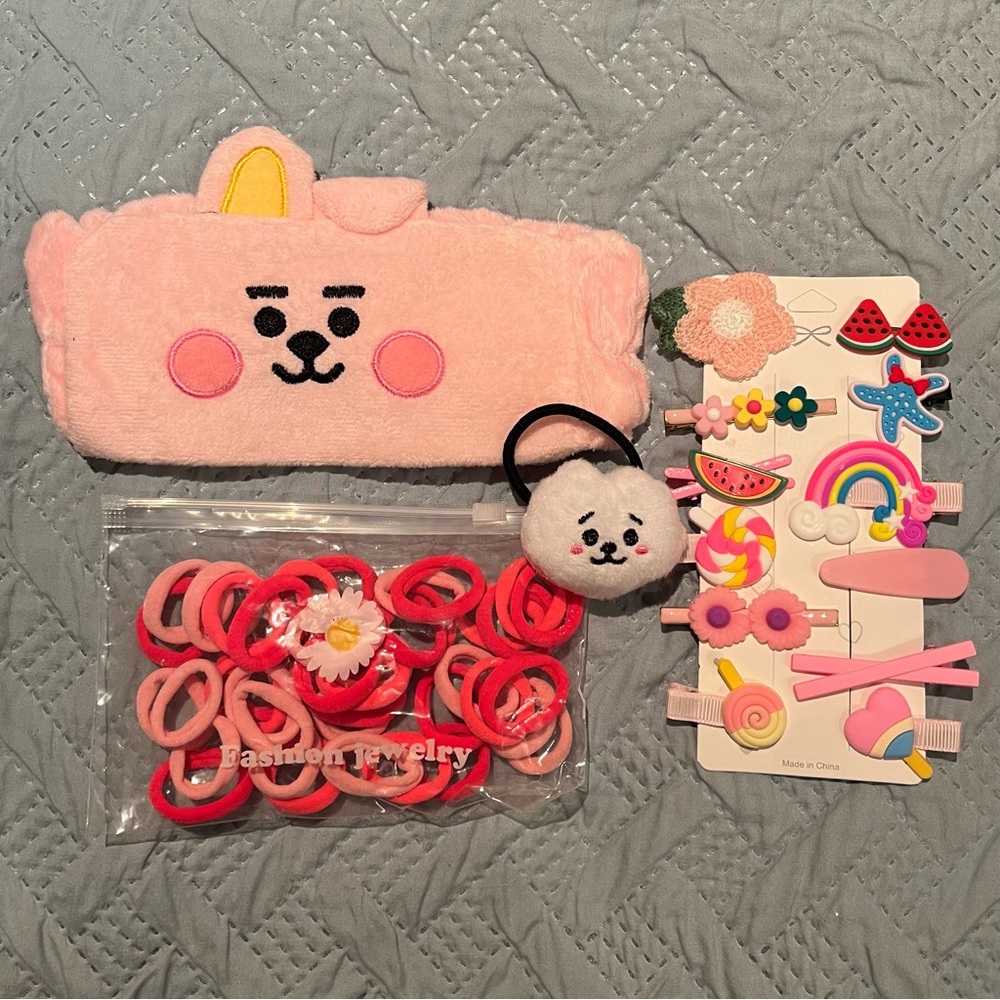Pink Hair Accessories Pack ***GET THE 3 COLORS FOR ONLY USD 10***